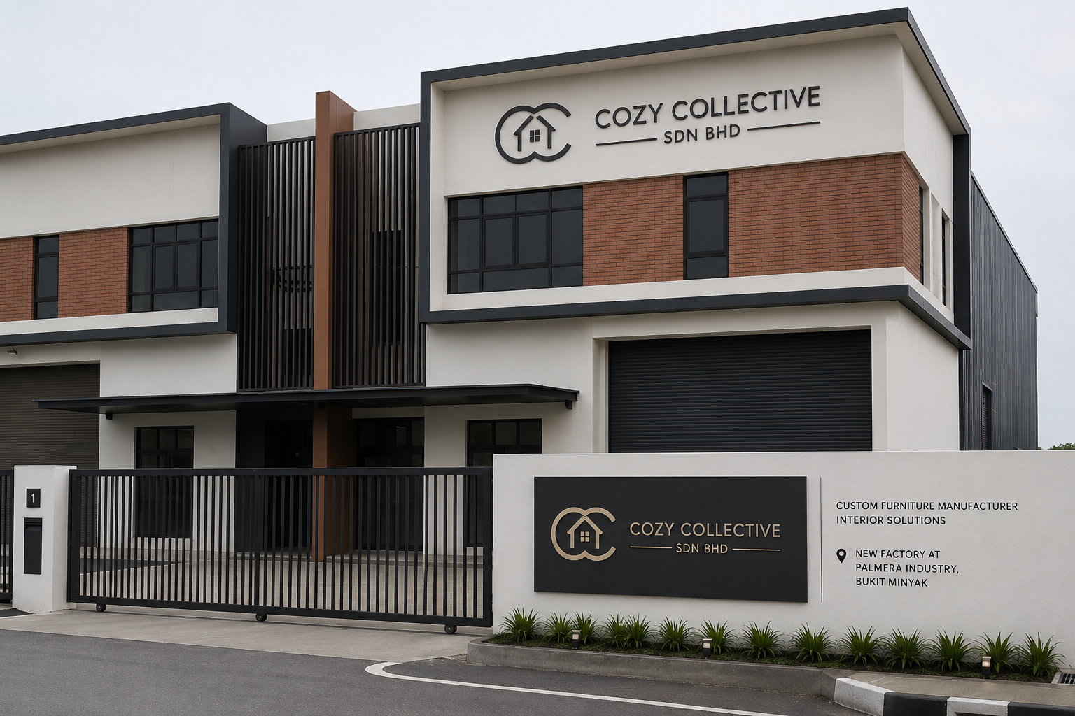Cozy Collective factory at Palmera Industry, Bukit Minyak