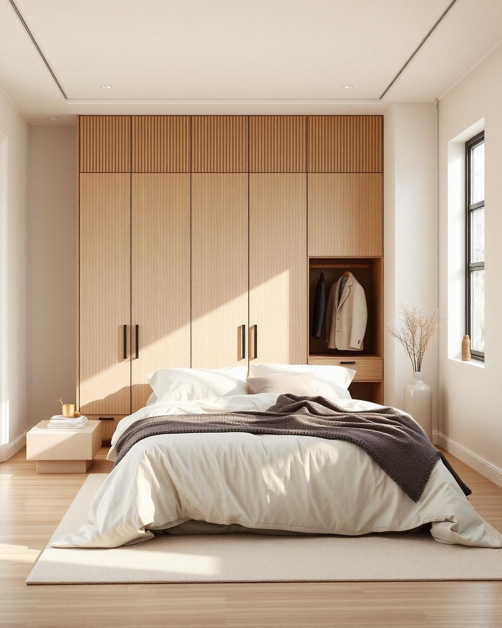 Wardrobe Design concept — Fluted built-in wardrobe